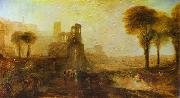 J.M.W. Turner Caligula's Palace and Bridge. oil painting on canvas